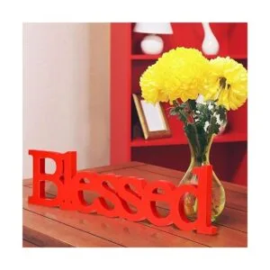 Letrero de mesa de letras bendecidas letrero de mesa de_3