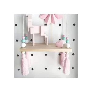 Aylifu Cuentas de madera blancas 100 cuentas de madera_6