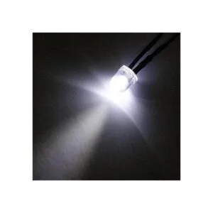 uxcell 18 piezas de 0.315 in pre cable LED blanco DC36V_4
