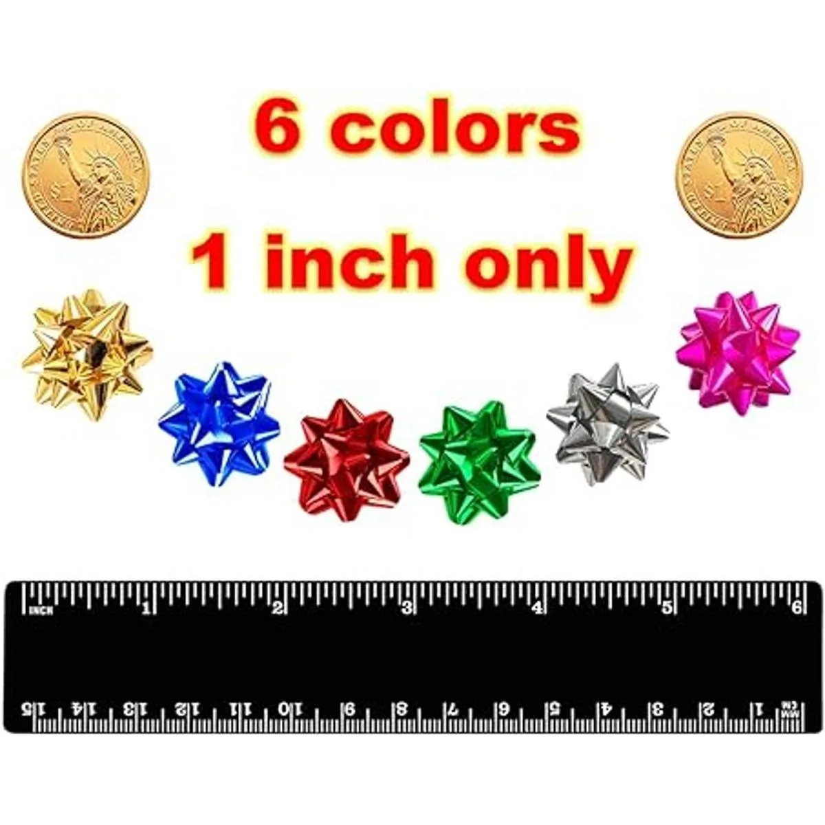 150 lazos de regalo de 1.0 in pequeños lazos_2