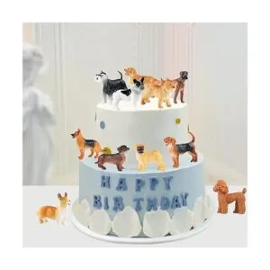 RCOMG Juego de 12 figuras de perro mini figuras realistas_4