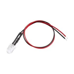 uxcell 18 piezas de 0.315 in pre cable LED blanco DC36V_3