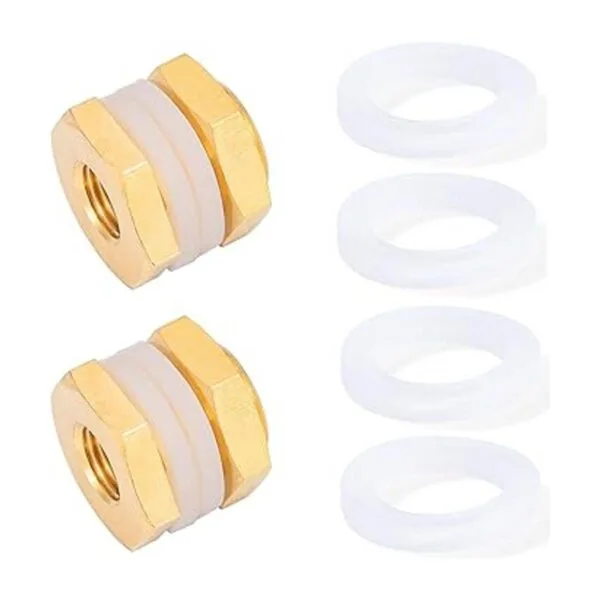 Breezliy Paquete de 2 conectores NPT hembra de 14_2