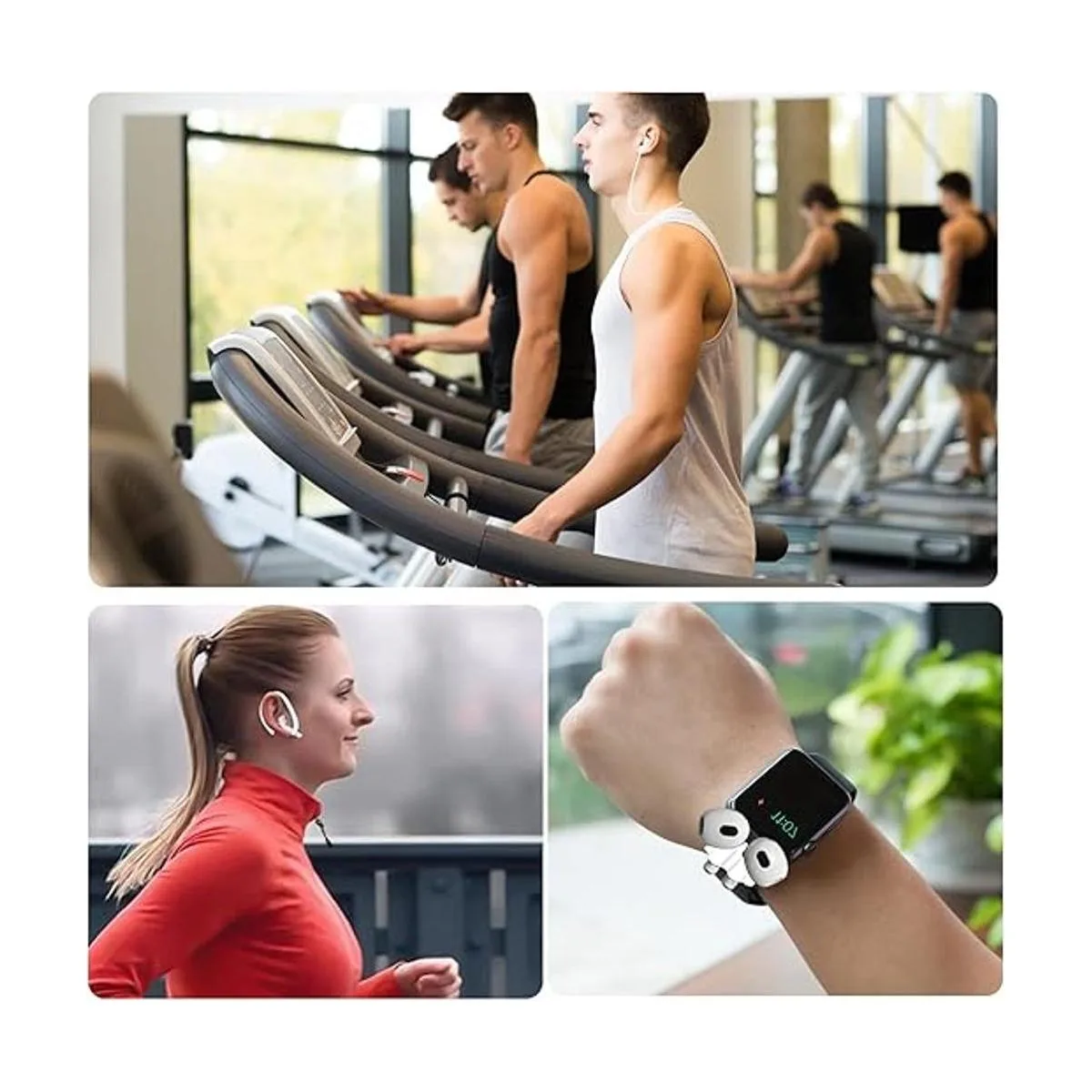 Juego de accesorios de funda transparente para AirPods 3_6