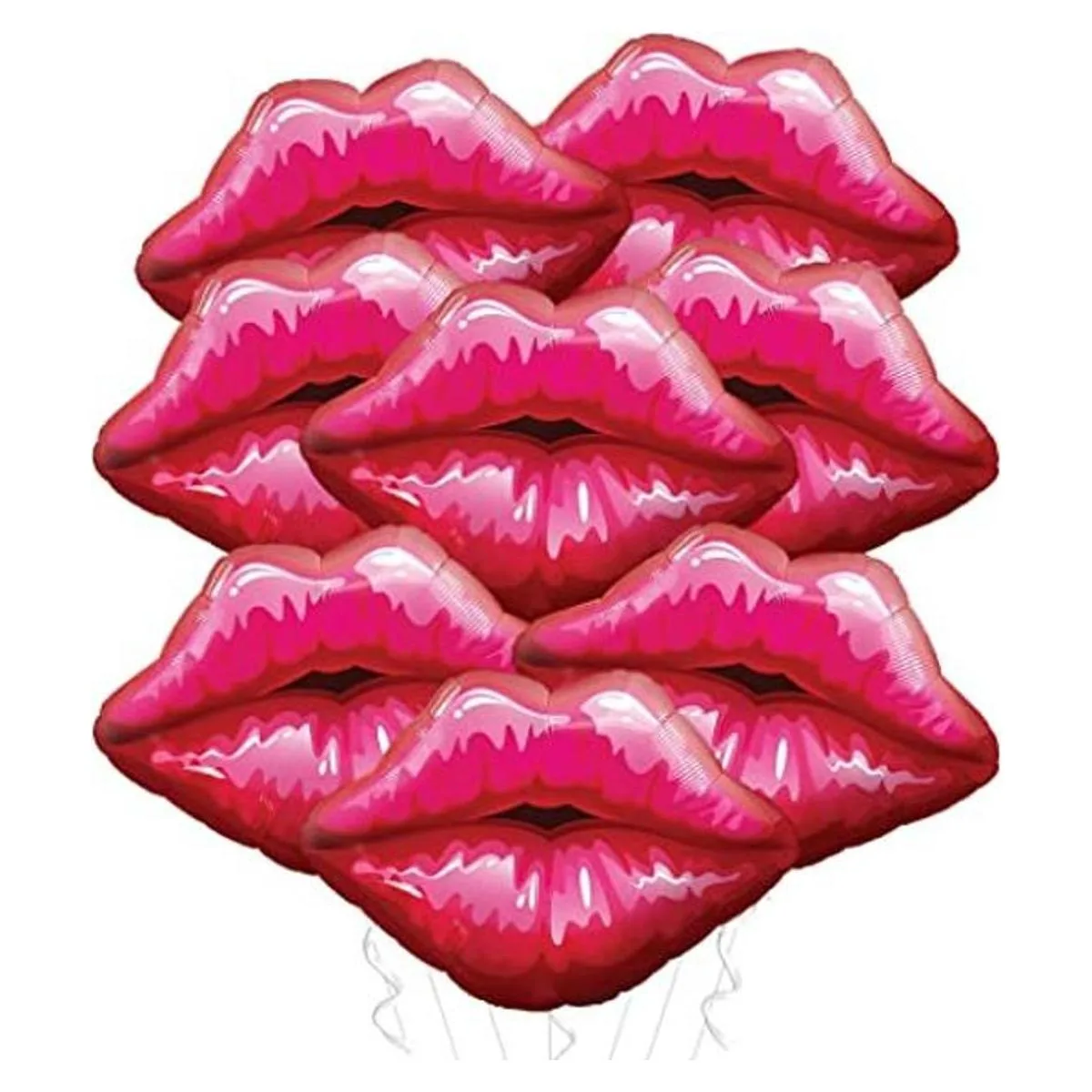 Globos gigantes de labios rojos 30 pulgadas paquete de_1