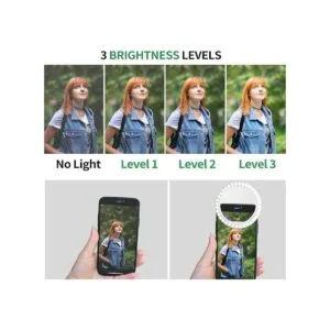 XINBAOHONG Luz de anillo para selfie recargable portátil_4