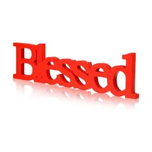 Letrero de mesa de letras bendecidas letrero de mesa de_1