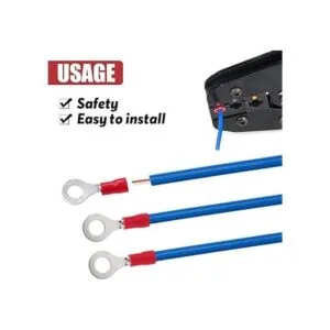 Hilitchi 100pcs 2216 calibre aislado terminales de anillo_6