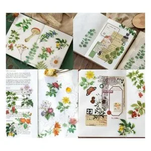 Juego de 200 calcomanías de plantas de eucalipto de_5