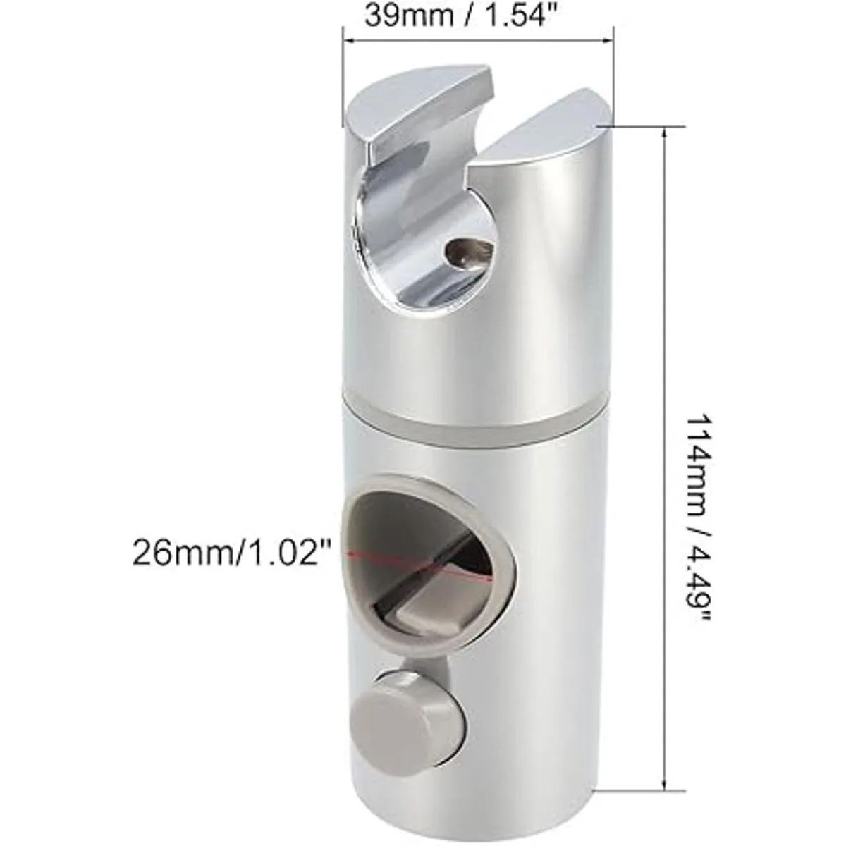 uxcell Soporte de ducha de mano para barra deslizante_2