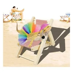 Vehomy Disfraz de dragón barbudo sombrero de dragón_6