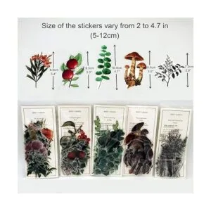 Juego de 200 calcomanías de plantas de eucalipto de_4