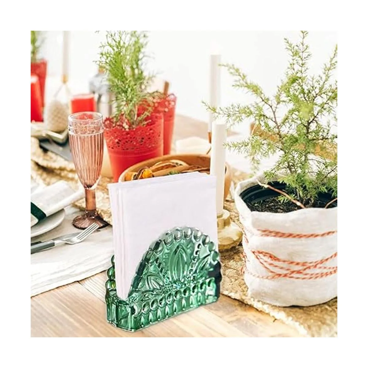 Servilletero molde de resina de silicona organizador de_2