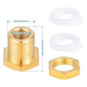 Breezliy Paquete de 2 conectores NPT hembra de 14_5