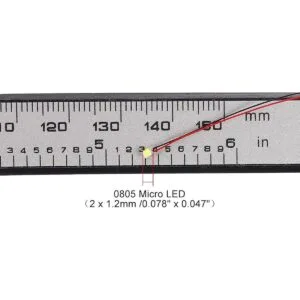 uxcell 10 unidades precableadas 0805 dispositivos montados_3