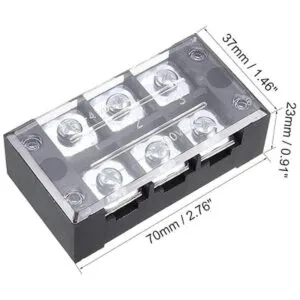 Uxcell TB4503L Tira de terminales 2 unidades 3_3