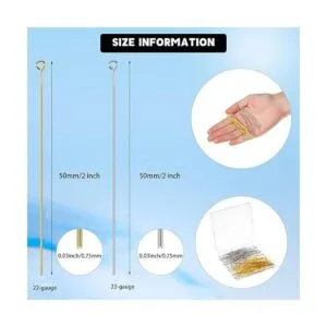 500 pines de ojo de 1.969 in para hacer joyas cabezas de_2