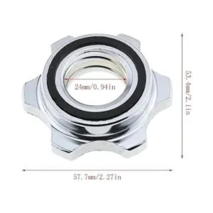 Eoutstanding Barbells Hex Nut 2PCS 1nch0.984 in Spin Lock_2