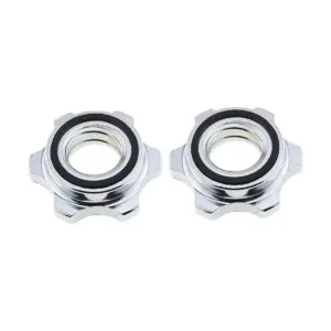Eoutstanding Barbells Hex Nut 2PCS 1nch0.984 in Spin Lock_1