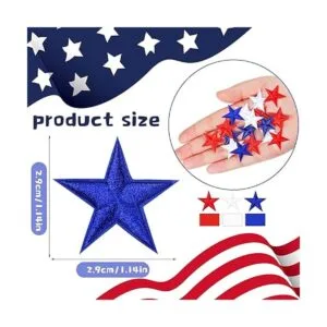 120 piezas de parches para planchar en forma de estrella_2