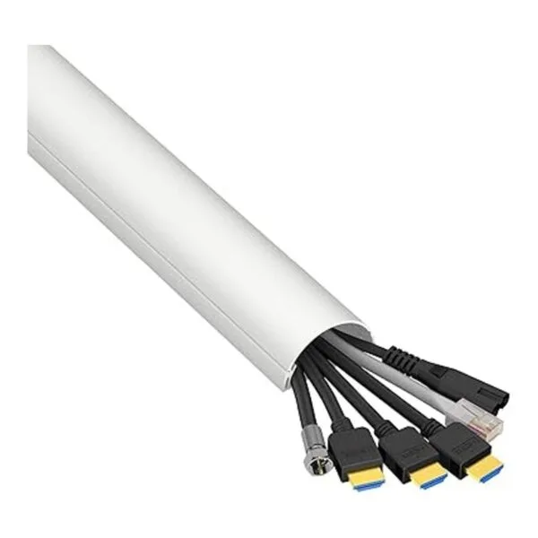 DLine Cubierta de cable de TV de 18 pulgadas de una pieza_3