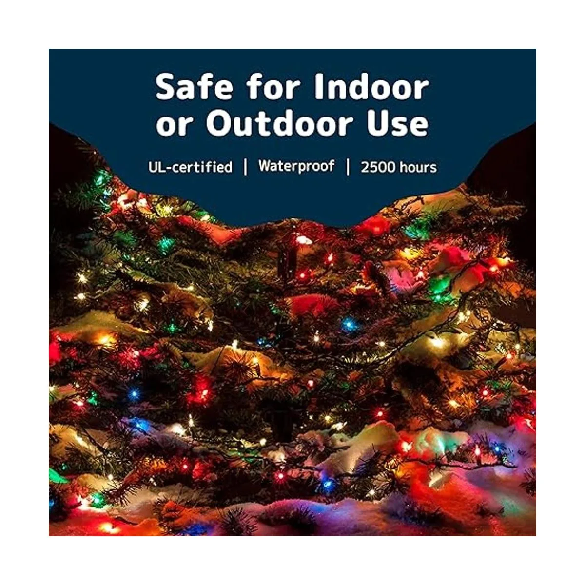 Prextex Juego de 100 luces de Navidad multicolor de_3