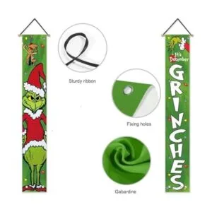 Colorlife Cartel de porche de diciembre Navidad_4