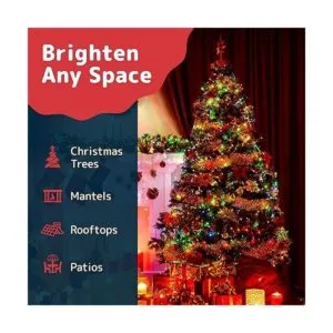 Prextex Juego de 100 luces de Navidad multicolor de_4