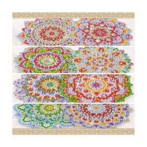 Praise V Do Juego de 8 posavasos de pintura de diamante_4