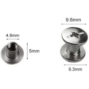 IDEALSV Remaches de cuero de acero inoxidable 304 100_3