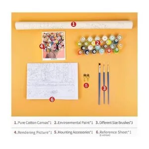 TUMOVO Pintura por números para adultos kits de pintura_4