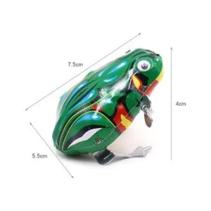 HYSTYLE 6 piezas de reloj de primavera rana juguete de_2