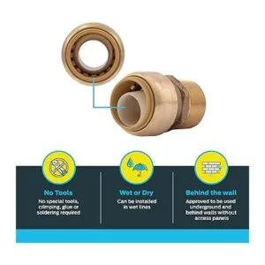 SharkBite Adaptador MNPT Bullnose de 34 pulgadas x 12_3