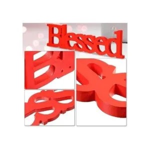 Letrero de mesa de letras bendecidas letrero de mesa de_7