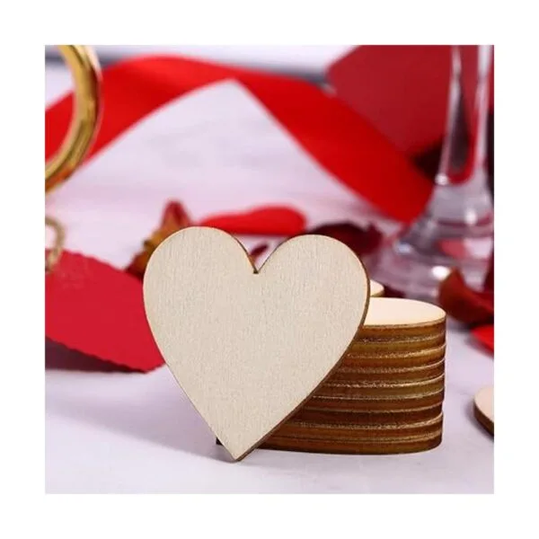 Corazones de madera de 2 pulgadas para manualidades 100_5