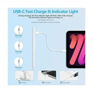 Lápiz digital para iPad con rechazo de palma interruptor_5