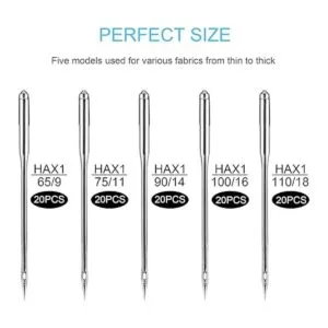 Agujas para máquina de coser 100 agujas universales para_2