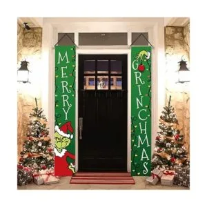 Colorlife Cartel de porche de diciembre Navidad_2