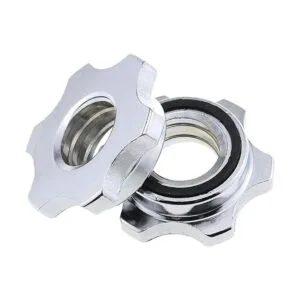 Eoutstanding Barbells Hex Nut 2PCS 1nch0.984 in Spin Lock_3