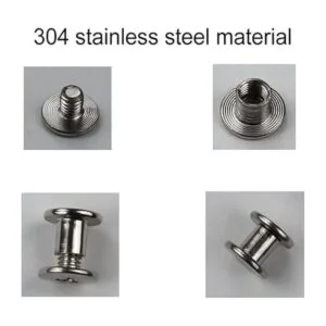 IDEALSV Remaches de cuero de acero inoxidable 304 100_2