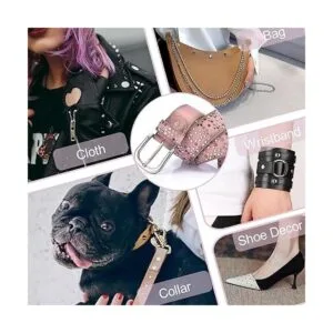 Juego de 400 remaches de cuero de doble tapa de 0.236 in y_5