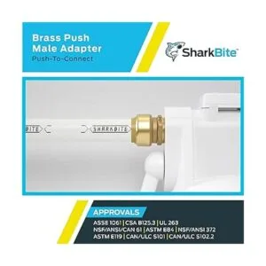 SharkBite Adaptador MNPT Bullnose de 34 pulgadas x 12_5