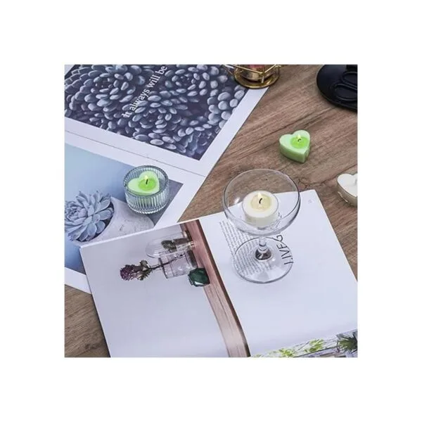 CandMak Vasos de vela para velas de té 50 unidades de_4