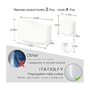 Juego de soporte de pared para control remoto organizador_5