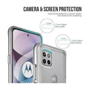Guarishel Funda transparente para Motorola One 5G Ace no_6