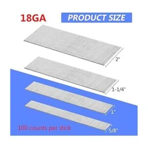 Uñas de calibre 18 4 tamaños 2 pulgadas 114 pulgadas_2