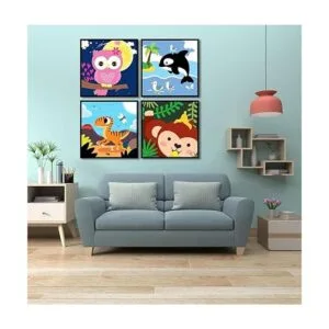 4 Pack DIY Paint by Numbers for Kids Ages 48 Paint by_3