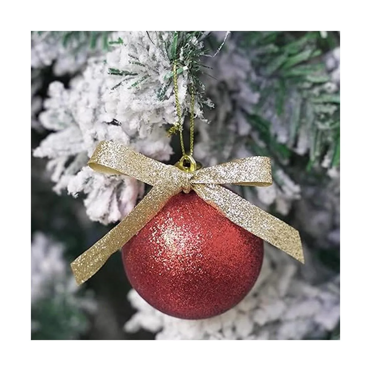 MEEDEE Cinta de purpurina dorada champán con borde cortado_4