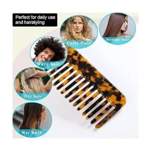 Peine desenredante para el cabello pequeño con bolsa de_6