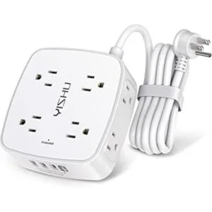 Tira de alimentación con protector de sobretensiones de 6_1